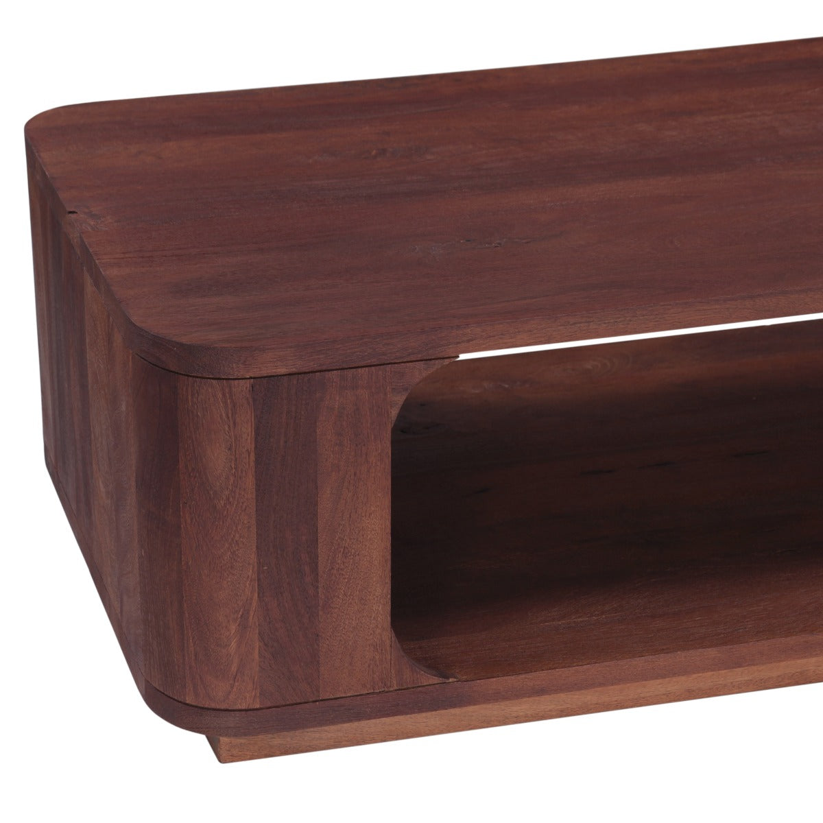 Henderson 51" Coffee Table in Pecan Brown Sandblasted