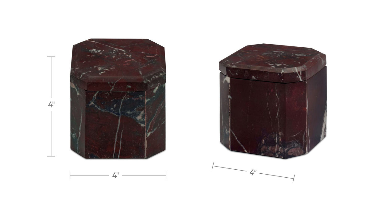 Forli Marble Box Red Levanto