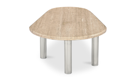 Fia Coffee Table - Beige Travertine by Moe's Home at Eve Furniture