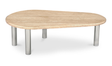 Fia Coffee Table - Beige Travertine by Moe's Home at Eve Furniture