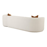 Fickle Cream Boucle 2-Piece Modular Sofa by TOV Furniture at Eve Furniture