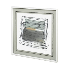 Field I by Silvia Krause a Hand Embellished Textured Framed Art Print Matted under Glass by Mercana at Eve Furniture