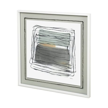 Field I by Silvia Krause a Hand Embellished Textured Framed Art Print Matted under Glass by Mercana at Eve Furniture