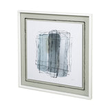 Field II by Silvia Krause a Hand Embellished Textured Framed Art Print Matted under Glass by Mercana at Eve Furniture