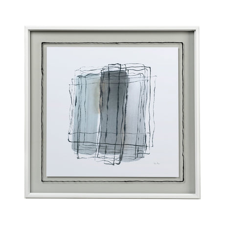 Field II by Silvia Krause a Hand Embellished Textured Framed Art Print Matted under Glass by Mercana at Eve Furniture