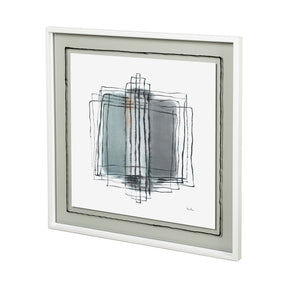 Field III by Silvia Krause a Hand Embellished Textured Framed Art Print Matted under Glass by Mercana at Eve Furniture