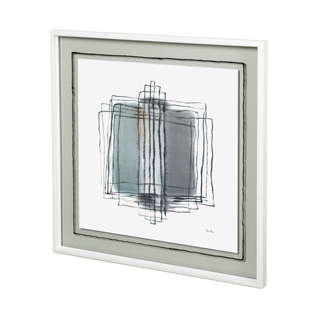 Field III by Silvia Krause a Hand Embellished Textured Framed Art Print Matted under Glass by Mercana at Eve Furniture