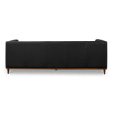 Fielder Black Leather Sofa by MOES at Eve Furniture