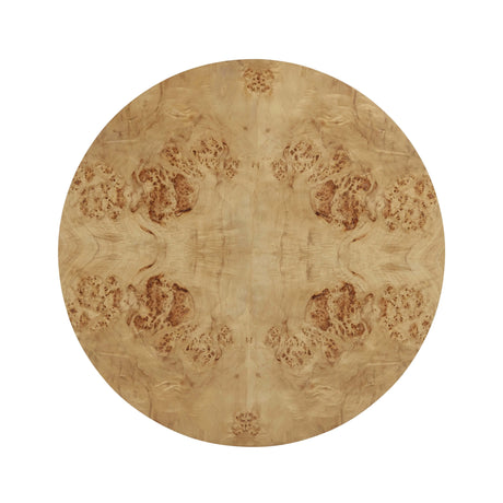 Fig Natural Burl Drum Coffee Table by TOV Furniture at Eve Furniture