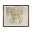 Figure Study: Equine Form II by Mercana Studio Hand-Embellished Textured Framed Canvas Artwork by Mercana at Eve Furniture