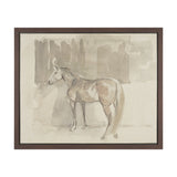 Figure Study: Equine Form II by Mercana Studio Hand-Embellished Textured Framed Canvas Artwork by Mercana at Eve Furniture