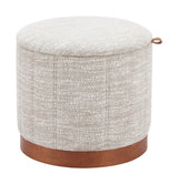Fije Gray Storage Ottoman by Zuomod at Eve Furniture