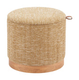 Fije Oat Yellow Storage Ottoman by Zuomod at Eve Furniture