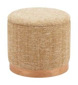 Fije Oat Yellow Storage Ottoman by Zuomod at Eve Furniture
