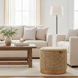 Fije Oat Yellow Storage Ottoman by Zuomod at Eve Furniture