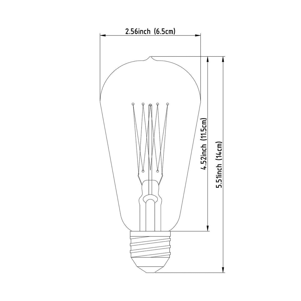 Filament Teardrop E26 40W Bulb by Mercana at Eve Furniture