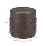 Filo Espresso Ottoman by Zuomod at Eve Furniture