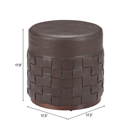 Filo Espresso Ottoman by Zuomod at Eve Furniture