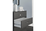 Finch Black Chest of Drawers by Ashley at Eve Furniture