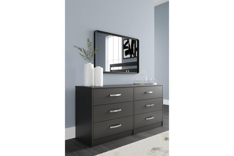 Finch Black Dresser by Ashley at Eve Furniture