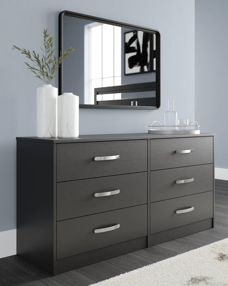 Finch Black Dresser by Ashley at Eve Furniture
