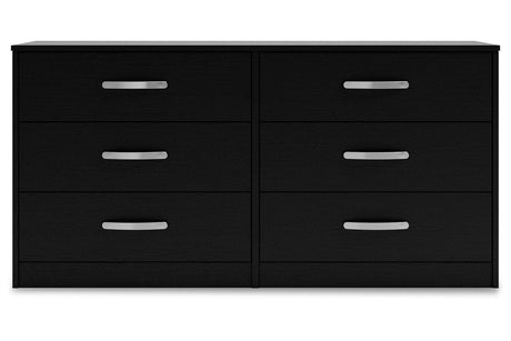 Finch Black Dresser by Ashley at Eve Furniture