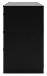 Finch Black Dresser by Ashley at Eve Furniture