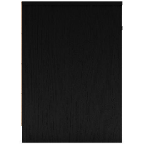 Finch Black Nightstand by Ashley at Eve Furniture