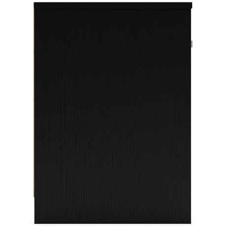 Finch Black Nightstand by Ashley at Eve Furniture