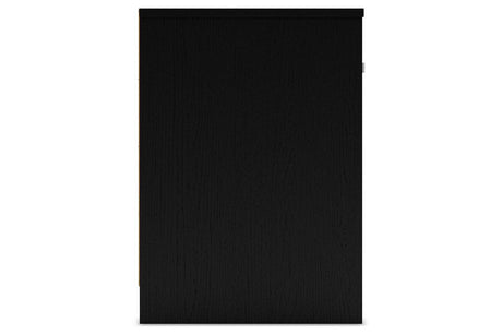 Finch Black Nightstand by Ashley at Eve Furniture