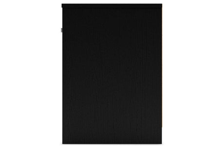 Finch Black Nightstand by Ashley at Eve Furniture