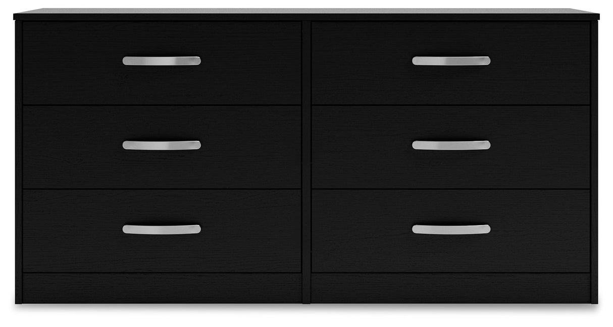 Finch Black Platform Bedroom Set by Ashley at Eve Furniture