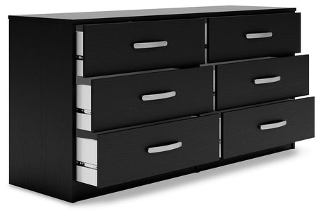 Finch Black Platform Bedroom Set by Ashley at Eve Furniture