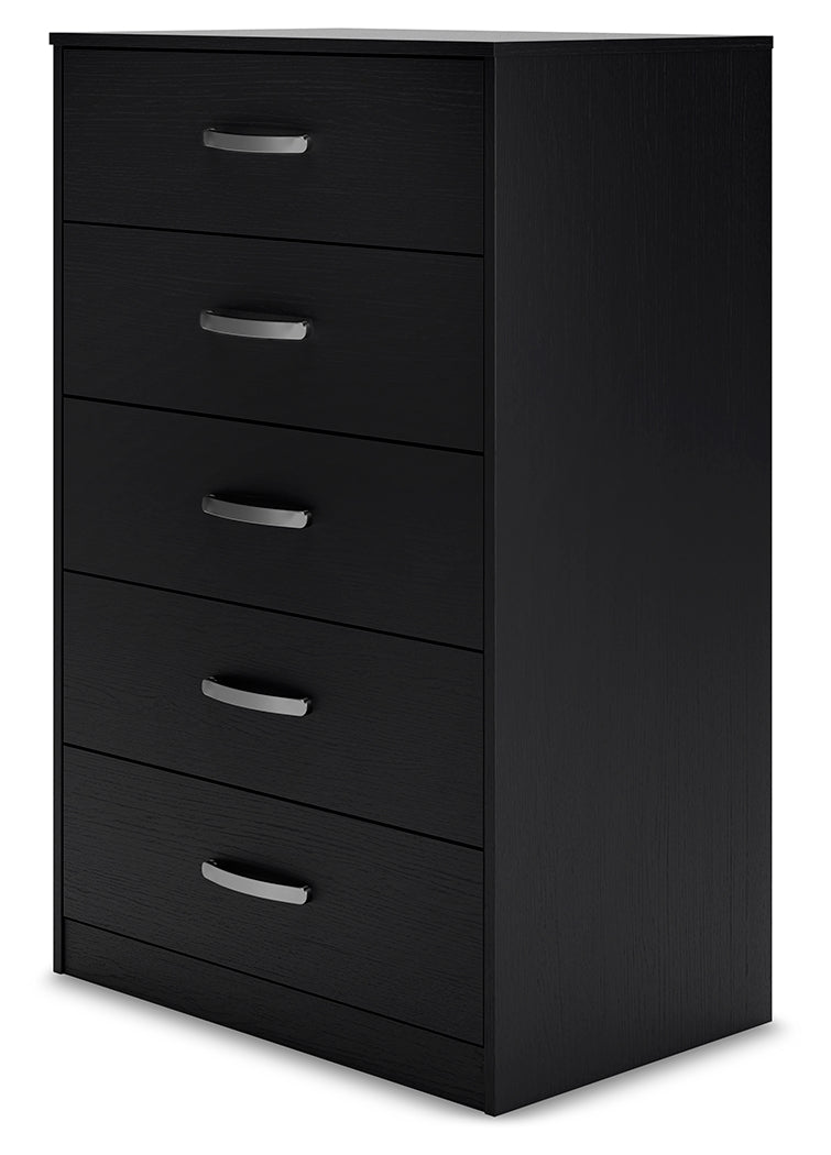 Finch Black Platform Bedroom Set by Ashley at Eve Furniture