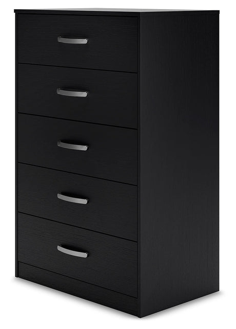 Finch Black Platform Bedroom Set by Ashley at Eve Furniture