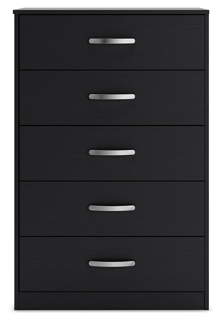 Finch Black Platform Bedroom Set by Ashley at Eve Furniture