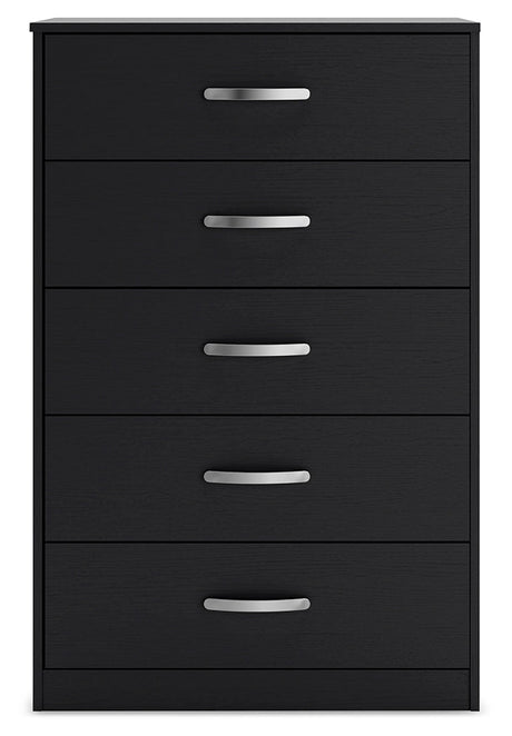 Finch Black Platform Bedroom Set by Ashley at Eve Furniture