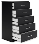Finch Black Platform Bedroom Set by Ashley at Eve Furniture