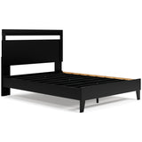 Finch Black Platform Bedroom Set by Ashley at Eve Furniture