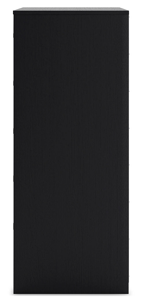 Finch Black Platform Bedroom Set by Ashley at Eve Furniture