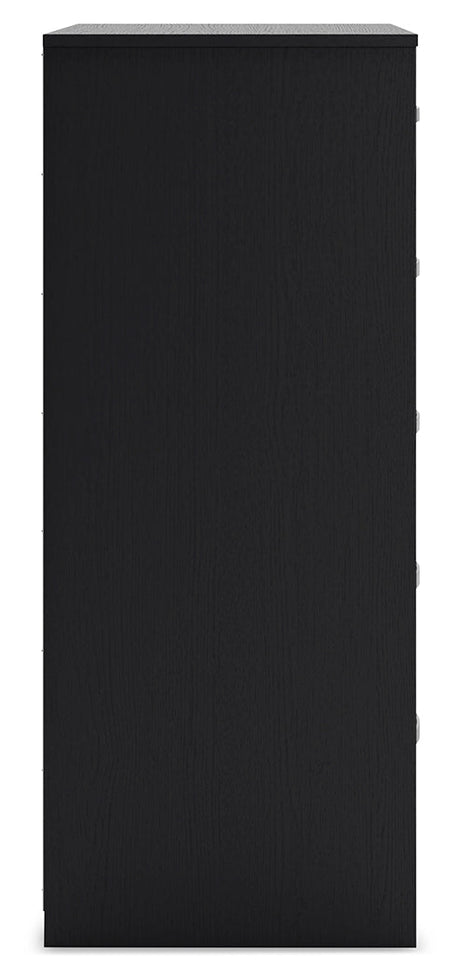 Finch Black Platform Bedroom Set by Ashley at Eve Furniture