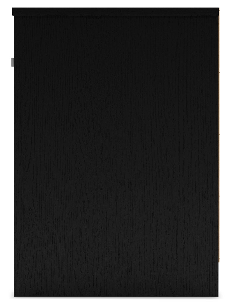 Finch Black Platform Bedroom Set by Ashley at Eve Furniture