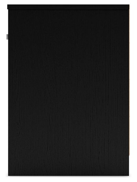 Finch Black Platform Bedroom Set by Ashley at Eve Furniture