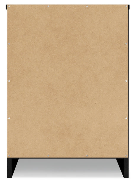 Finch Black Platform Bedroom Set by Ashley at Eve Furniture