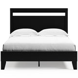 Finch Black Platform Bedroom Set by Ashley at Eve Furniture