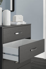 Finch Black Platform Bedroom Set by Ashley at Eve Furniture