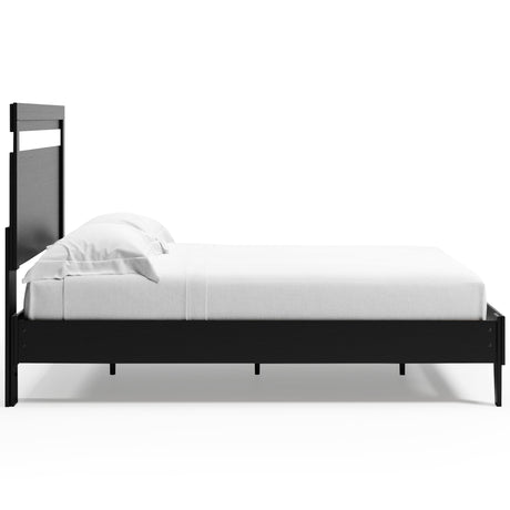 Finch Black Platform Bedroom Set by Ashley at Eve Furniture