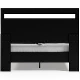Finch Black Platform Bedroom Set by Ashley at Eve Furniture