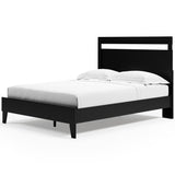 Finch Black Platform Bedroom Set by Ashley at Eve Furniture
