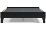 Finch Black Queen Platform Bed by Ashley at Eve Furniture
